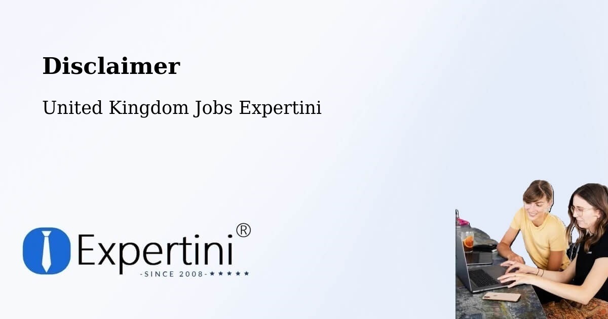 Disclaimer – Cliffe - United Kingdom Jobs Expertini